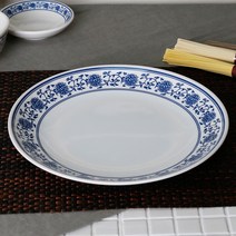 중청 멜라민그릇 중식 원형접시 30cm 업소용 식당 중국집 일식 접시 식기