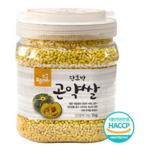 토종마을 단호박 곤약쌀, 1kg, 2개