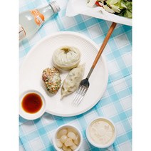 트윈 원/사각 도자기 서빙 플레이트 만두 초밥 회 접시