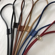 가방 조임끈 / 6color / 뜨개질 수예 가방만들기 조임개 복조리백 소품 부자재, 블랙