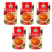 백설 떡볶이양념 파우치, 150g, 5개