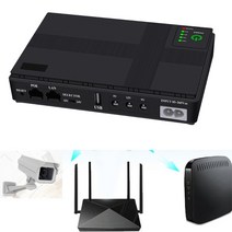 ac-dc 어댑터범용 10400mAh USB 5V 9V 12V 2A 무정전 전원 공급 장치 UPS 배터리 백업 WiFi 라우터 웹캠, 06 US White