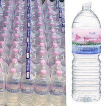 먹는샘물 미네랄 워터 생수 2L 짜리 6병 묶음 가정 배달 2리터, 2L x 6병