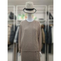 SI 라운드 꽈배기라인 니트 SFU129570BRL