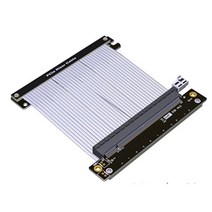 라이저케이블 라이져케이블 새로운 PCIe 4.0x16 라이저 케이블 RTX3090 그래픽 카드 Gen4.0 유연한 확장 고, 02 R33JK-SI-4.0 Silver_02 20CM