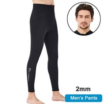 웻슈트 서핑 잠수복 스킨스쿠버 슈트남성 잠수복 탑 자켓 2mm 또는 3mm 1.5mm 네오프렌 긴팔 셔츠 바지 민, 07 2mm Men Pants_04 L