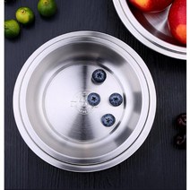식기 오토캠핑장 그릇(22cm)야외 스텐 [쿠킹스]원형 l 캠핑용 찌게