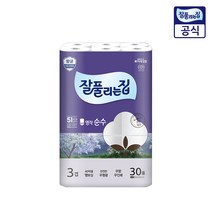 잘풀리는집 3겹 명작순수 화장지 30M 30롤 1팩
