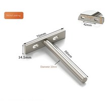 가구부품 부속자재 숨겨진 보드 지지 벽 보이지 않는 파티션 브래킷 책장 배경 선반 레이어 나무 커넥터 고정, [02] 4 inches