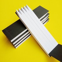 향수 시향 종이 테스터지 블랙 시향지 대량 화이트 고급 테스터지 오일 아로마 페이퍼 퍼퓸, 세일가 첨두 1권 =100줄