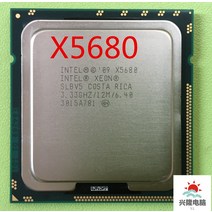 CPU 인텔 제온 X5680 CPU 프로세서 3.33GHz LG 호환 호환A1366 12MB L3 캐시 6 코어 서버
