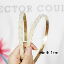 웨딩포 셀프웨딩 헤어밴드 화이트펄 D6