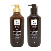 려 려 흑운 모근강화 볼륨케어 샴푸+컨디셔너 린스 550ml 단품세트, 1세트 (샴푸+컨디셔너 각 1개)
