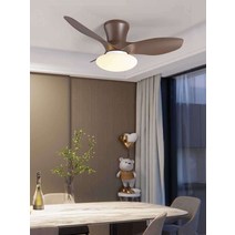 램프 천장 팬 천정선풍기 실링 안방 공간조명 실링펜, 블랙타입 B흡입천정형리모컨모델주파수변환