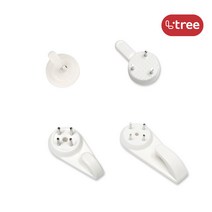 엘트리 이지톡 4종 벽지핀 벽걸이 후크 액자걸이, 없음, 중형 8입