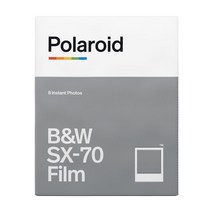 폴라로이드 SX-70 B&W Film for all Cameras - 8 Photos