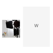 카메라 스튜디오 라이트 액세서리 용 젤 컬러 필터 시트 두께 0.036mm, 하얀색