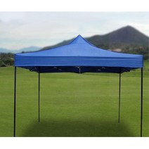 행사부스 간이차고 천막 캠핑 프레임 간이창고 휴게소, 1개, 블루 3x2