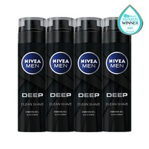 니베아 맨 딥 쉐이빙 젤 200ml X 4