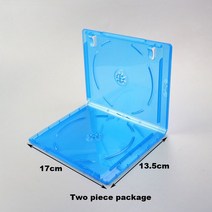 닌텐도 스위치 1 개 CD 용량 영화 게임 디스크 보관 케이스 투명 블루 DVD/CD 상자 운반 홈 이동식 커버, 한개옵션1, 02 B