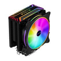 판형 열 교환기 쿨러 물콘 농막 지하수 쿨러, 블랙 버전  매직 컬러 RGB 온도 조절 듀