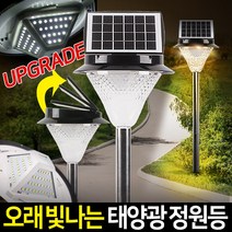 신성나라 태양광 정원등 66구 태양열 조명등 LED 잔디등, 노란빛, 사각_데크(노란빛)