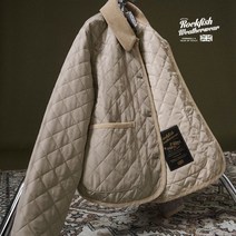 647115 ROCKFISH WEATHERWEAR 클래식 퀼티드 자켓 - BEIGE RF1RWBC3JK001BG