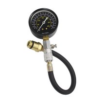 두께측정기 압축 0 PSI 검사 테스트 4mm 18 플러그 스레드 수리 도구 가솔린 엔진 범용 오토바이, 단일옵션