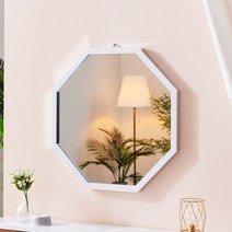 에이스홈 코코 정팔각 벽거울, 화이트 / MA010_WHT, 800
