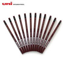 미쓰비시 유니 연필 1타스 12자리 세트, B