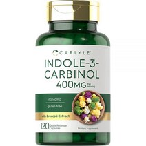칼라일 카르비놀 (I3C) 400mg 120캡슐