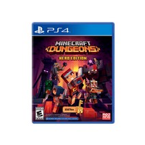 PS4 마인크래프트 던전스 북미판 / PS4 Minecraft Dungeons Hero Edition Model Number XBS01481