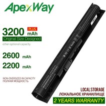 호환 노트북배터리Apexway 14.8V 새로운 노트북 배터리 VI04 VI04XL V104 V104 VI04 HP Envy 14 15 17 P고, 01 3200 mAh
