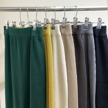 데일리앤 슬림 골지 H라인 롱 니트 스커트 네드