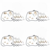 4 세트 야마하 XVZ 1300 A AT LT 로얄 스타 XVZ13 XVZ1300 9600 기화기 수리 키트 플로트 메인 슬로우 제트 다이어프램