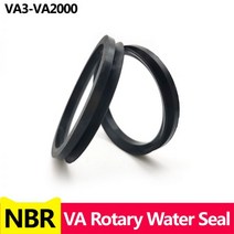 VA3-VA20-VA22-VA25-V 고무 로터리 워터 샤프트 씰 VA2000 타입 O 링 개스킷 커프 NBR (니트릴 뷰타다이엔 고무), VA-100(1pcs)