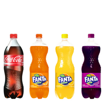 코카콜라 환타 오렌지 파인 포도 1.5L 각1개씩 총4개, 1개씩 총4개