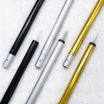 FLUX 알루미늄 타프용 메인 폴 32mm 듀랄루민 타프폴대 4P 280mm, 블랙