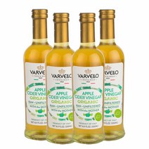 발베로 유기농 애플 사이다 식초, 500ml, 4병