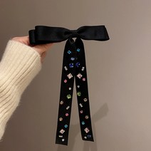 【머리핀】스타 도트 다이아몬드 박힌 패브릭 머리핀 한국어 성격 패션 기질 머리핀 가을과 겨울 모든 일치 인터넷 연예인 헤어 액세서리