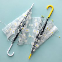 기라로쉬 60 데이지 투명 비닐 장우산 2개
