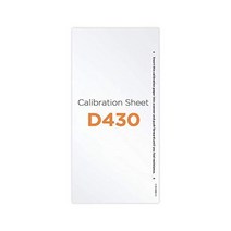 Plustek 보정 제어 시트 D430 문서 스캐너 전용…