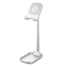 비켄 테이블탑 트라이폴드 리트랙터블 폴딩 브라켓 스탠드, Silver, Z5