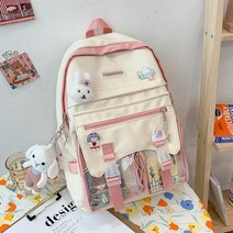 중학생백팩가방 책가방 여성 고등학교 중학교 대학생 오리지널제작 보이핏 볼륨 하라쥬크 여행 대용량 PC 2422979123
