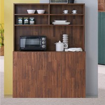 유로 홈까페장 주방가전정리 1200문수납장 DIY 상부장, 화이트