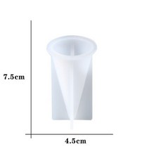 20100mm 공 모양 실리콘 몰드 금형 입체 틀 3D 행성 에폭시 수지 DIY 펜던트 공예 홈 장식 도구, Cone 04_CHINA