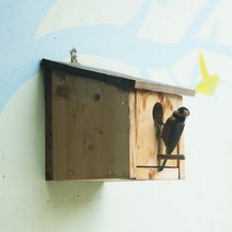 미가데코 diy 새집만들기 반제품 산새집 인공새집 나무새집 새둥지, 1개, 살펴봄집