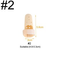 손가락부목 손가락아대 보호대 교정 깁스 tcare 1piece finger splint brace 조절 가능한 손가락 지지대 손가락 관절염 관절 손가락 부상 중괄호 통증 완화, 크기-2