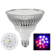6W 15W 21W 27W 36W 45W 54W LED 성장 빛 전체 스펙트럼 식물 램프 전구 정원 꽃 씨앗 상자 E27, [01] 6W