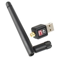 네트워크 랜카드 WiFi 무선 카드 USB 2.0 150M 802.11 b/g/n LAN 어댑터 노트북 PC 용 회전식 안테나 포함 Mini Wi-fi Dongle